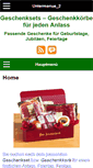 Mobile Screenshot of geschenkset-geschenkkorb-geburtstag.de